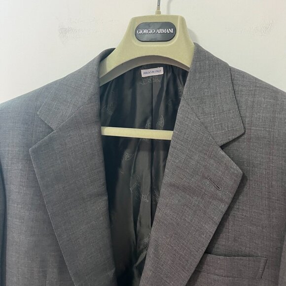 Brioni Men's Custom Tailor Made Gray Suit Jacket - Picture 2 of 6